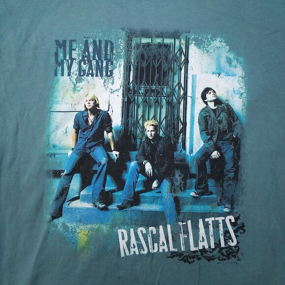 Rascal Flatts Me And My Gang Tour T-Shirt - Picture 1 of 7